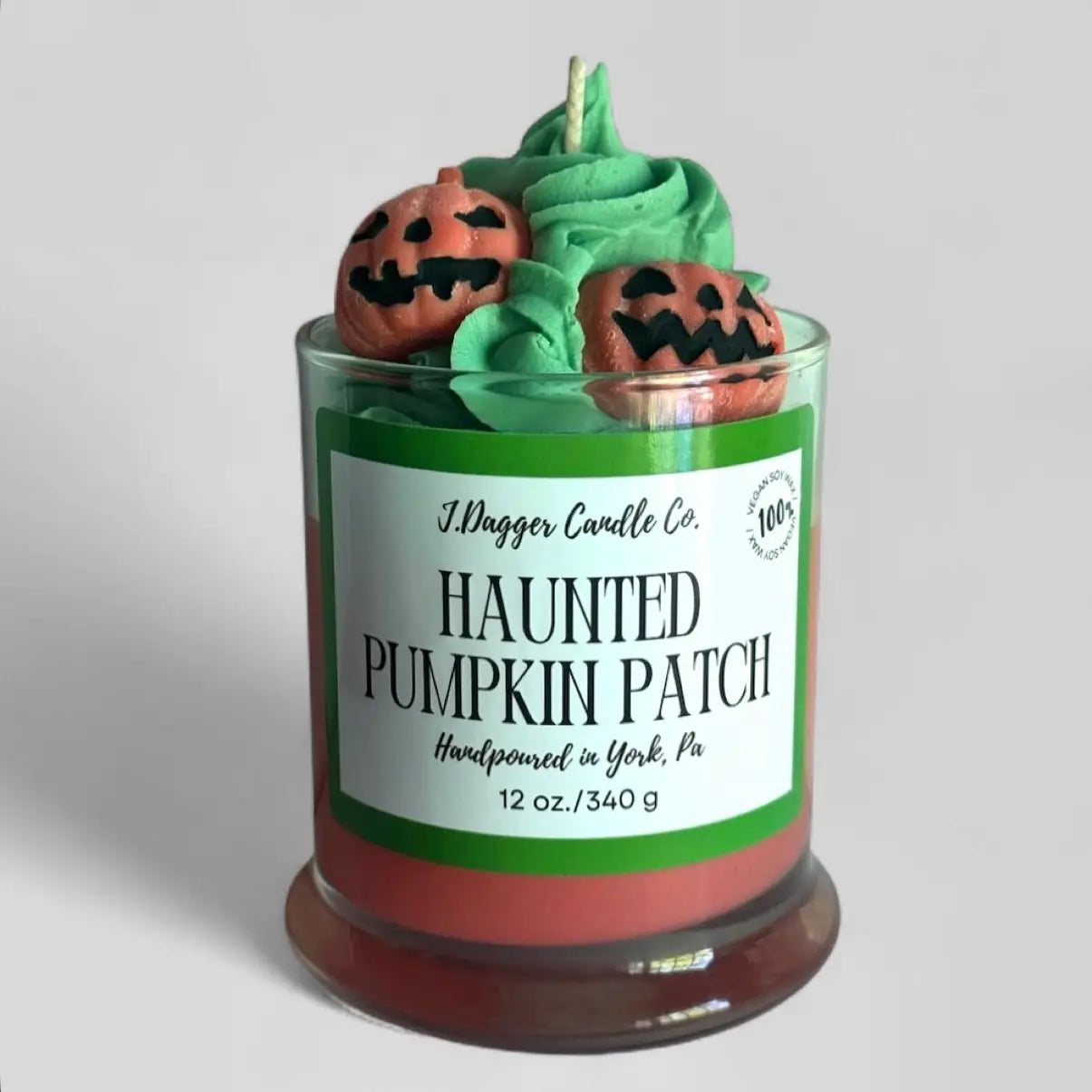 Haunted Pumpkin Patch Halloween Soy Dessert Candles