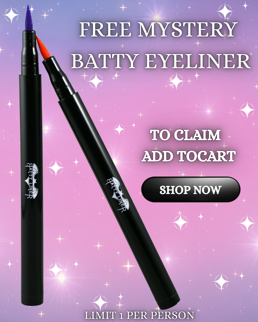 FREE MYSTERY BATTY LINER