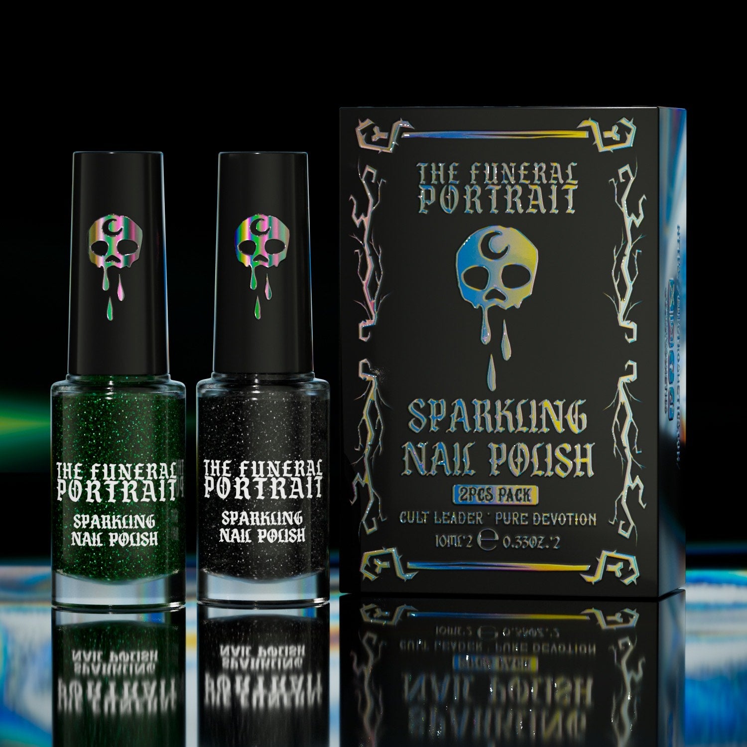 PRE-ORDER The Funeral Portrait Sparkling Nail Polish Set
