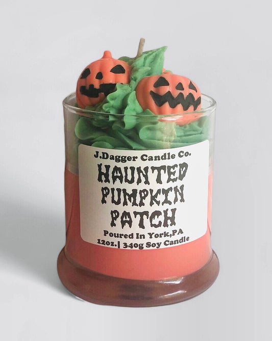 Haunted Pumpkin Patch Halloween Soy Dessert Candles