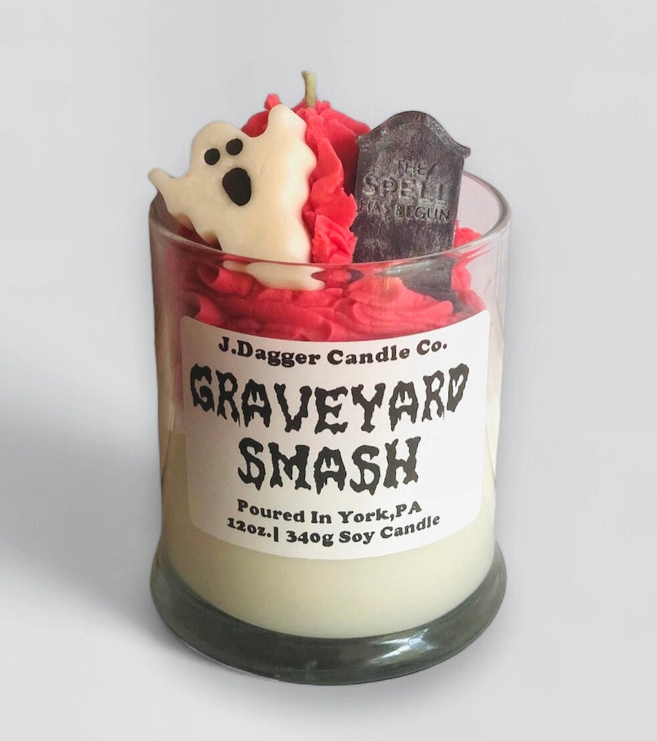 Graveyard Smash Halloween Soy Dessert Candles