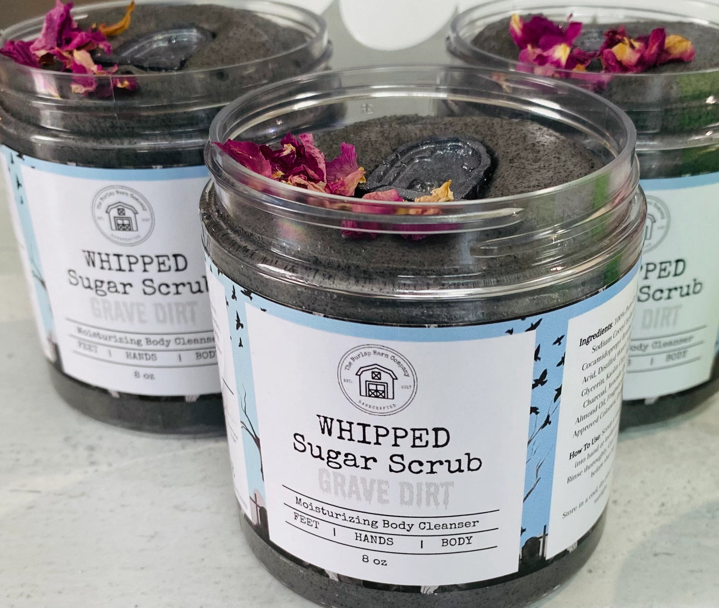 Grave Dirt Foaming Whipped Sugar Scrub