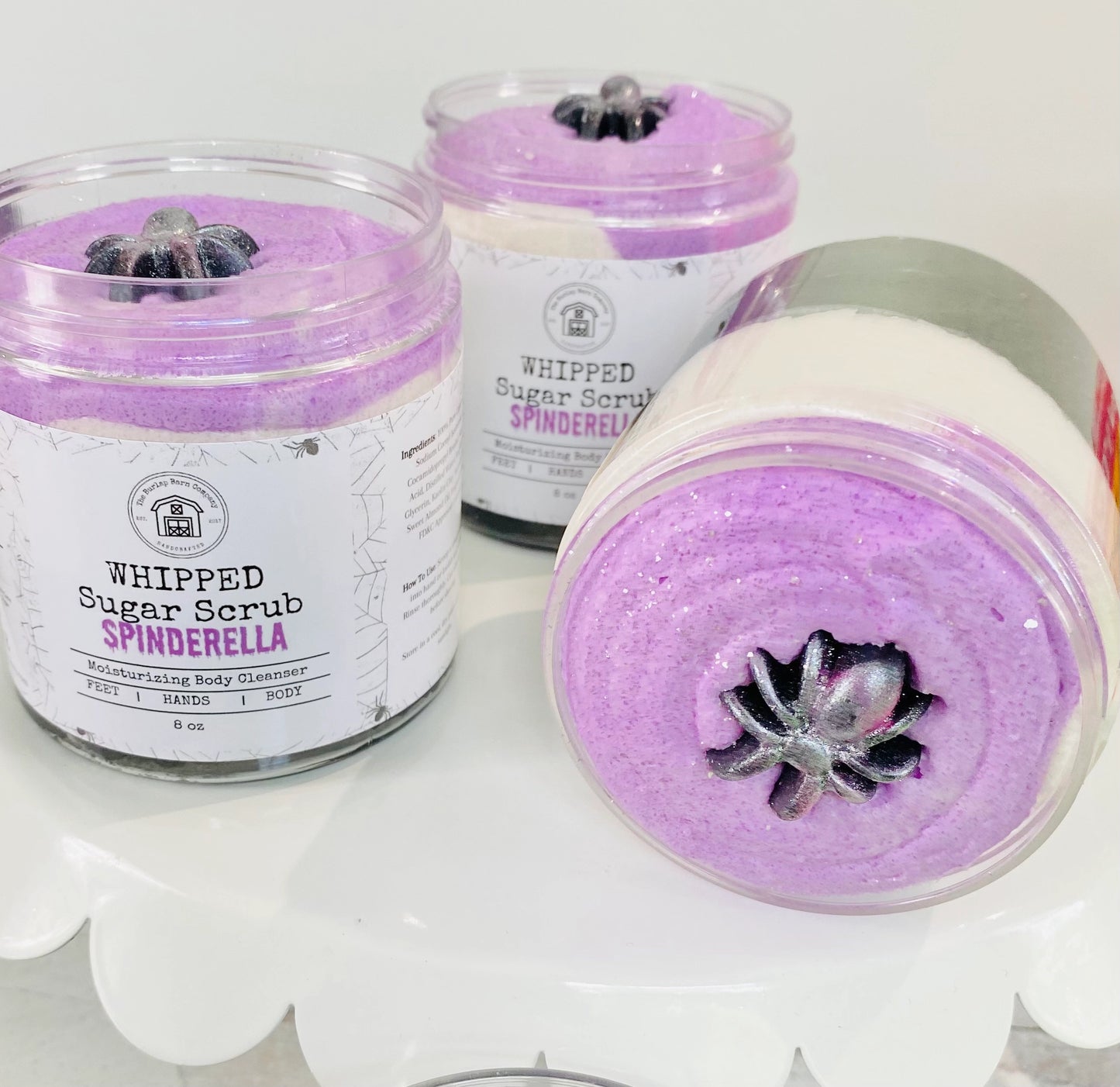 Spinderella Foaming Whipped Sugar Scrub