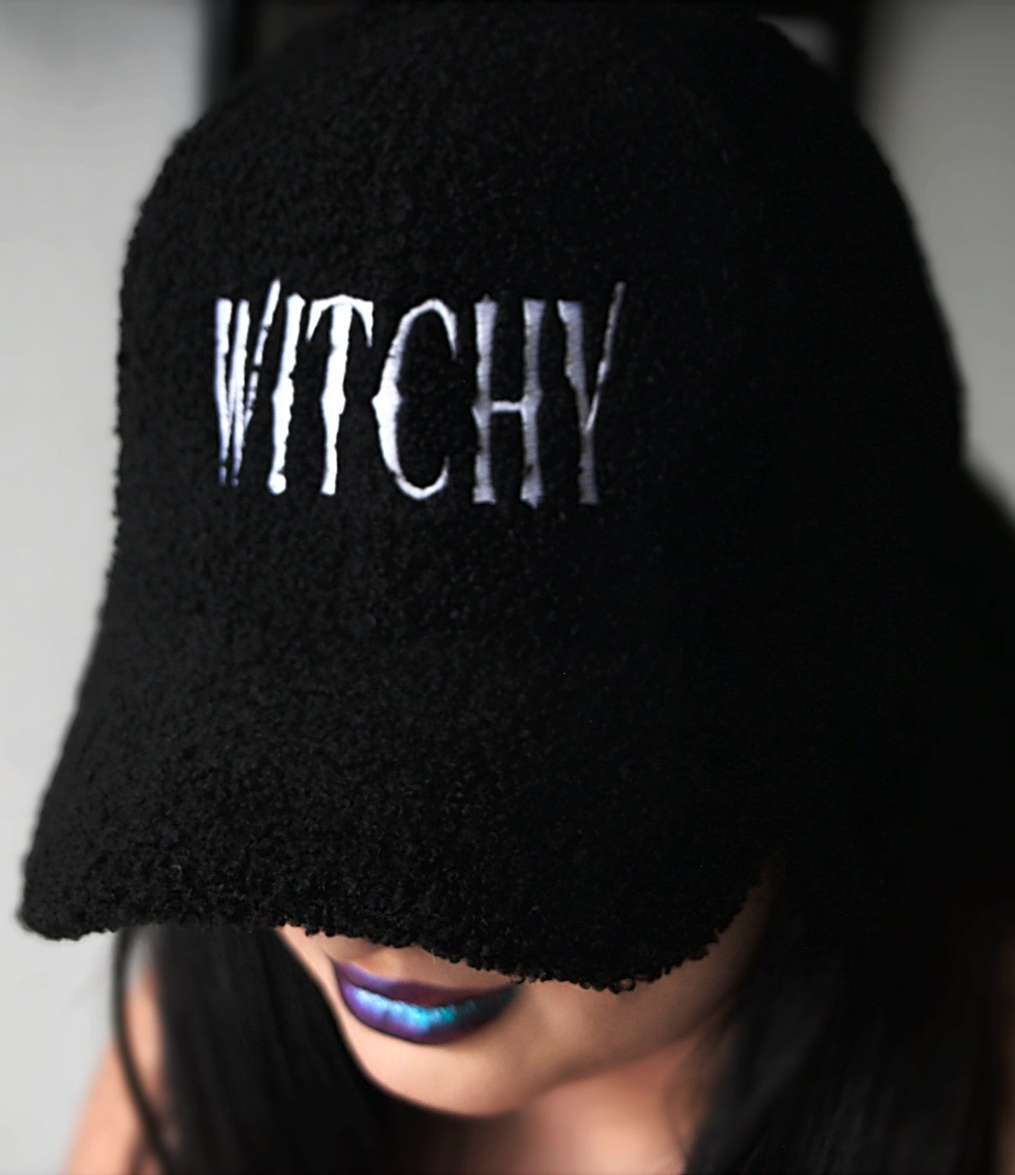 Embroidery Witchy Boucle Hat