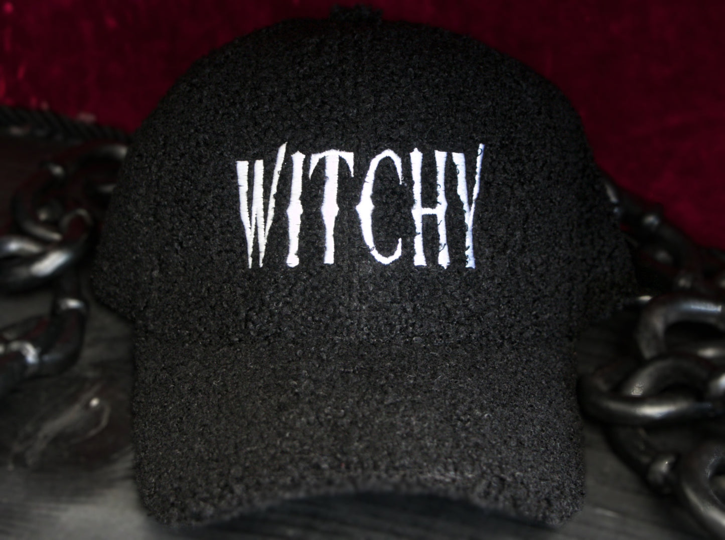 Embroidery Witchy Boucle Hat