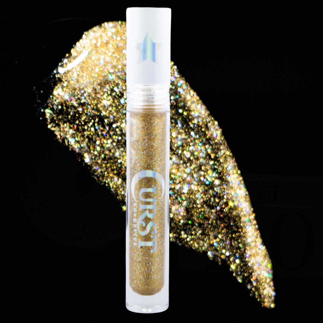 Holographic Lip Glitz - Gold Rush