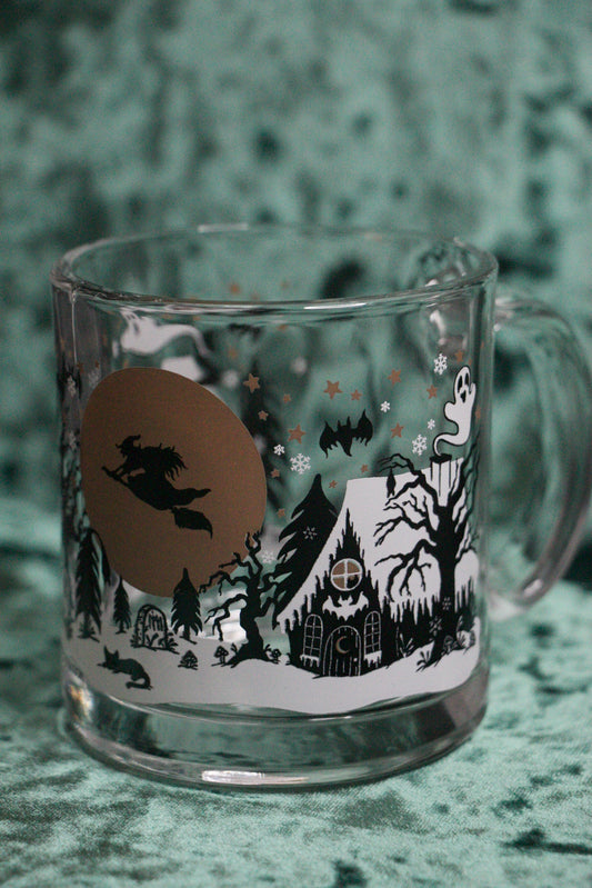 Snowy Ghost Forest Mug