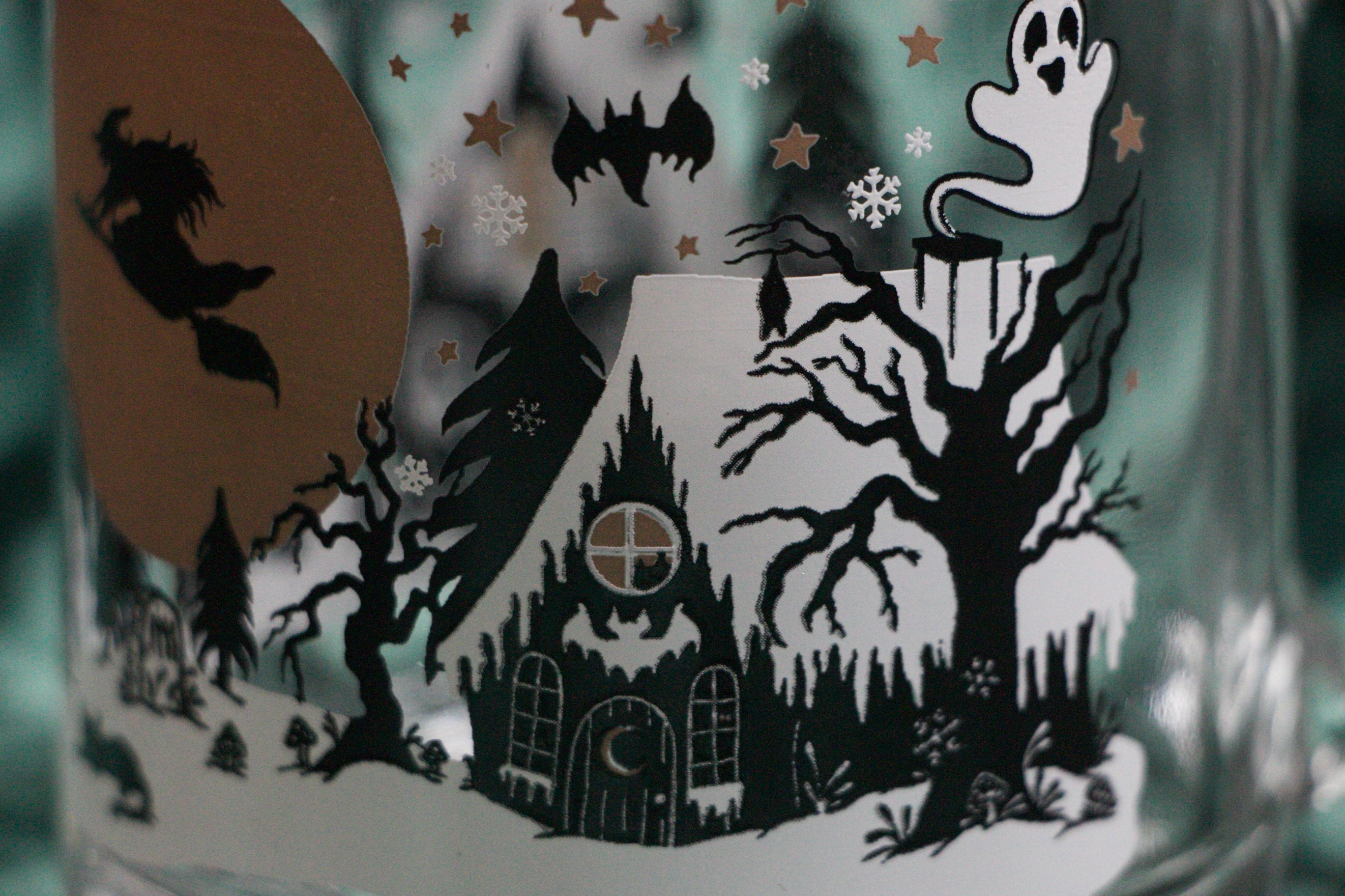 Snowy Ghost Forest Mug