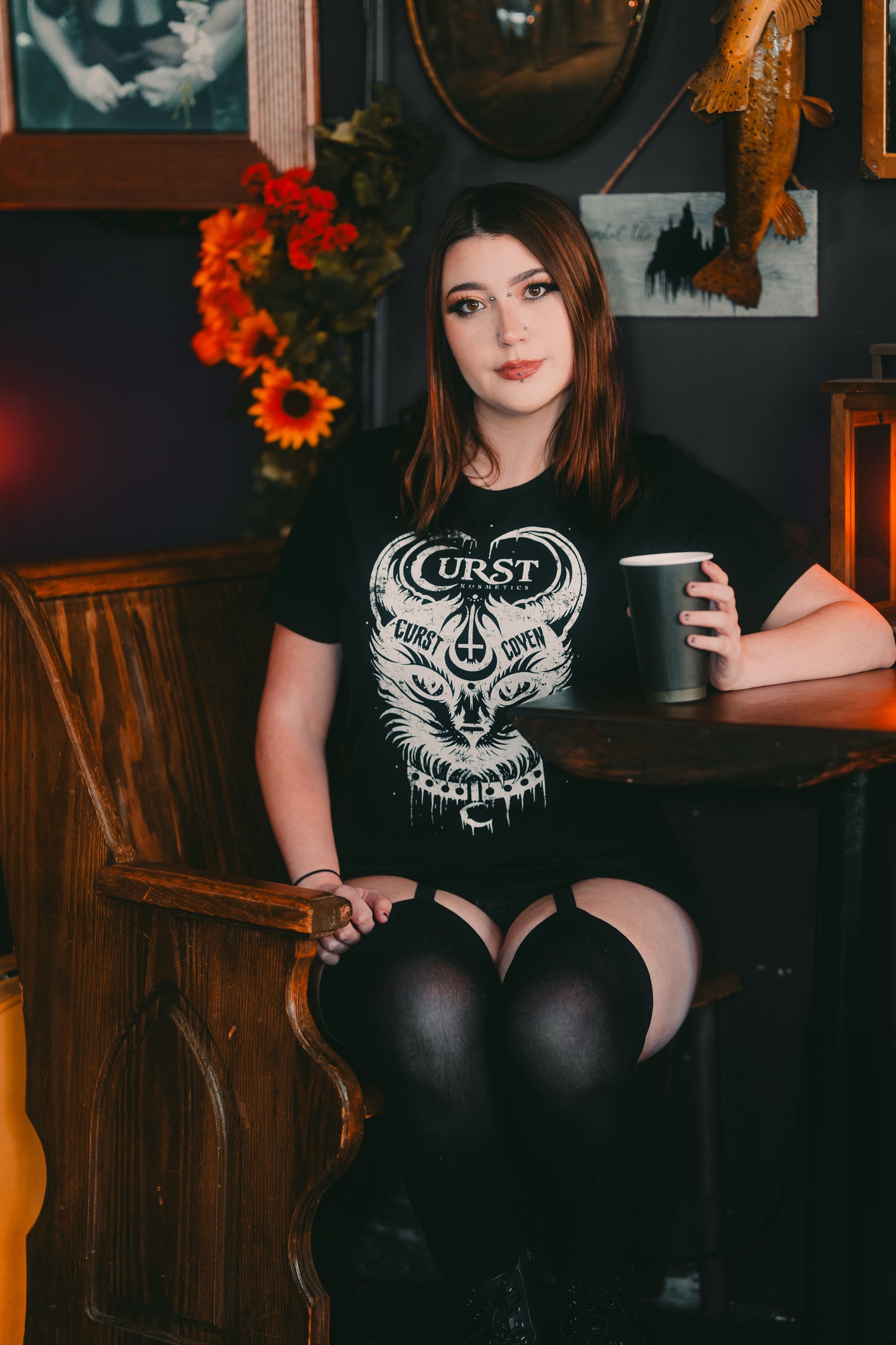 Curst Coven Cat Unisex T-Shirt