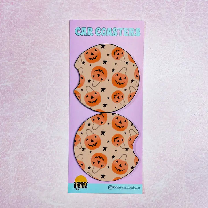 Halloween Bucket - Car Coaster