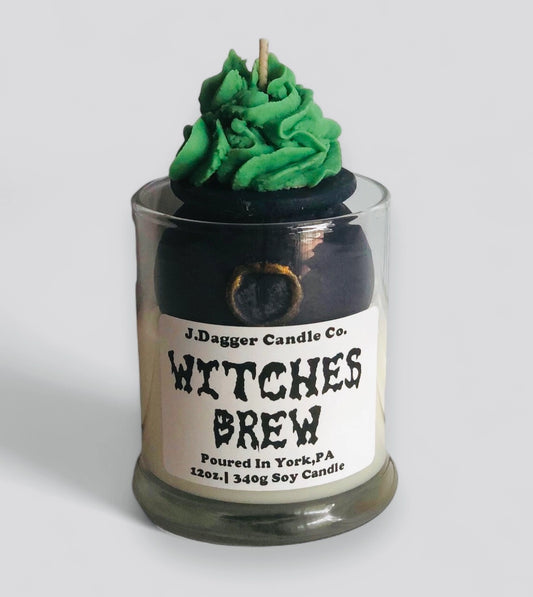 Witches Brew Halloween Soy Dessert Candle