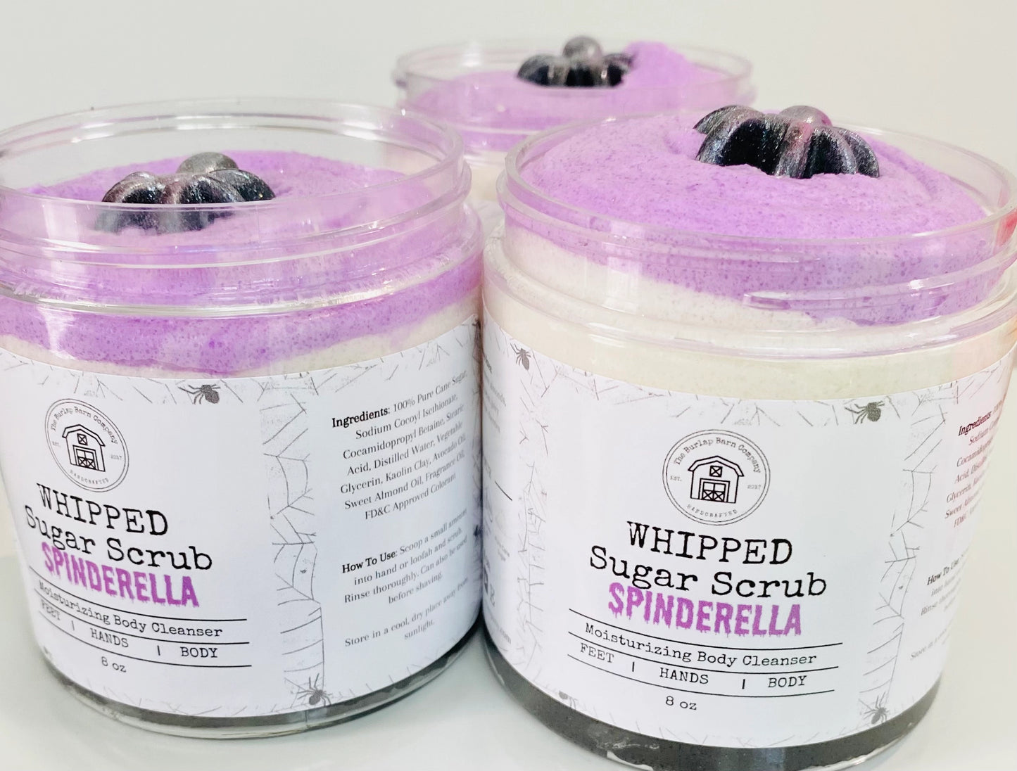 Spinderella Foaming Whipped Sugar Scrub