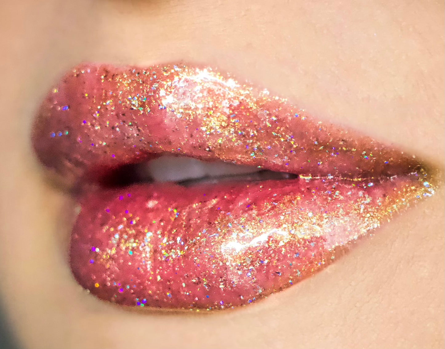 Holographic Lip Glitz - Gold Rush